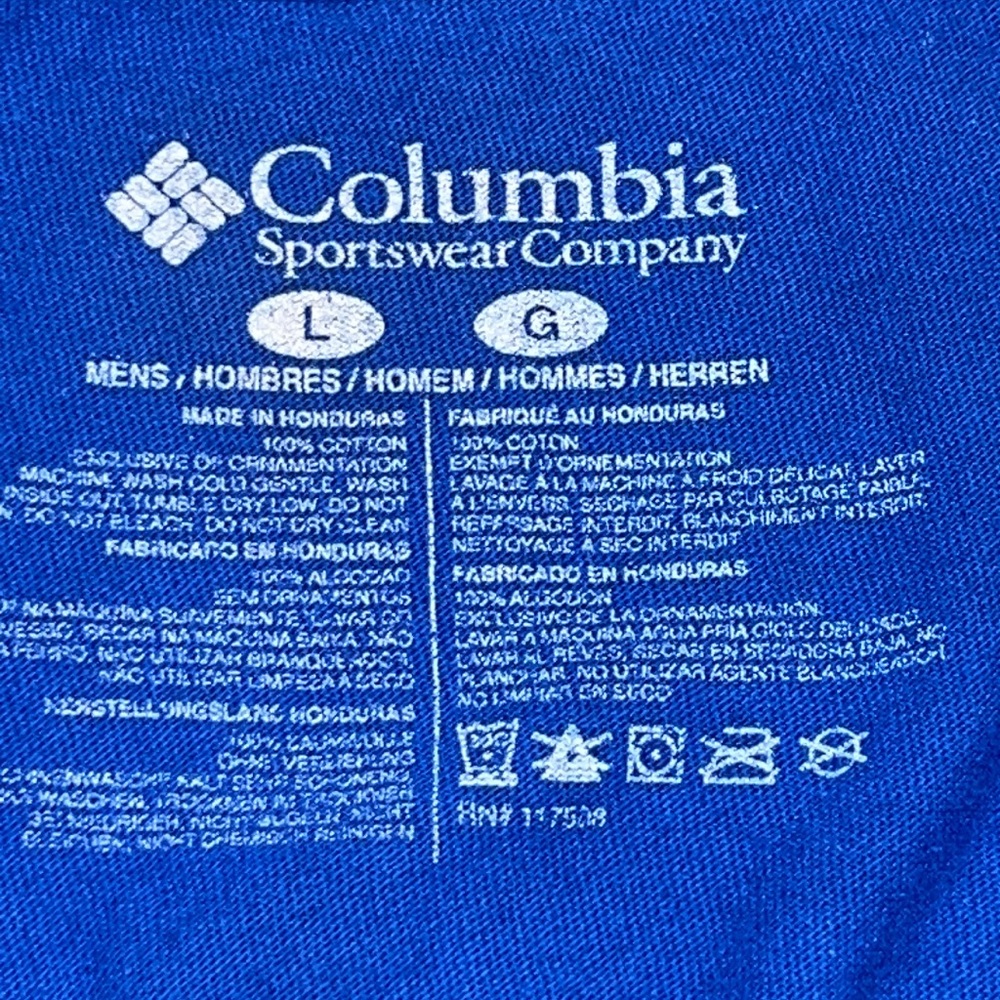 Columbia short sleeve t-shirt, size L - Picture 3 of 3